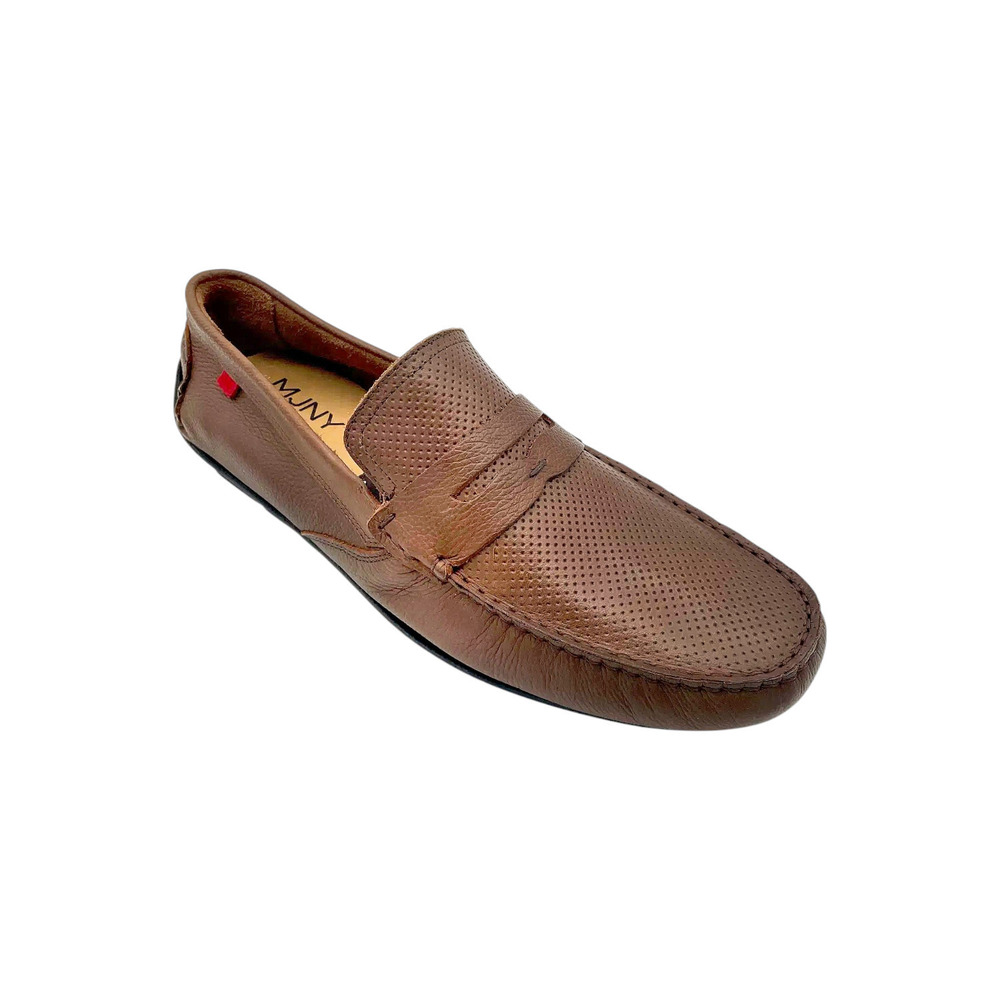 Marc Joseph New York Men's River Road Loafer Cognac Grainy - Medium